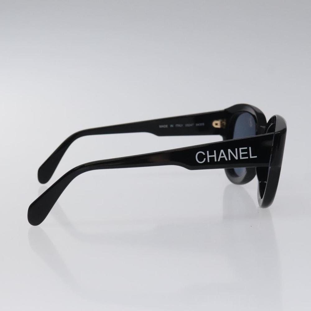 CHANEL Sunglasses plastic Black CC Auth bs25916 - Picture 5 of 11
